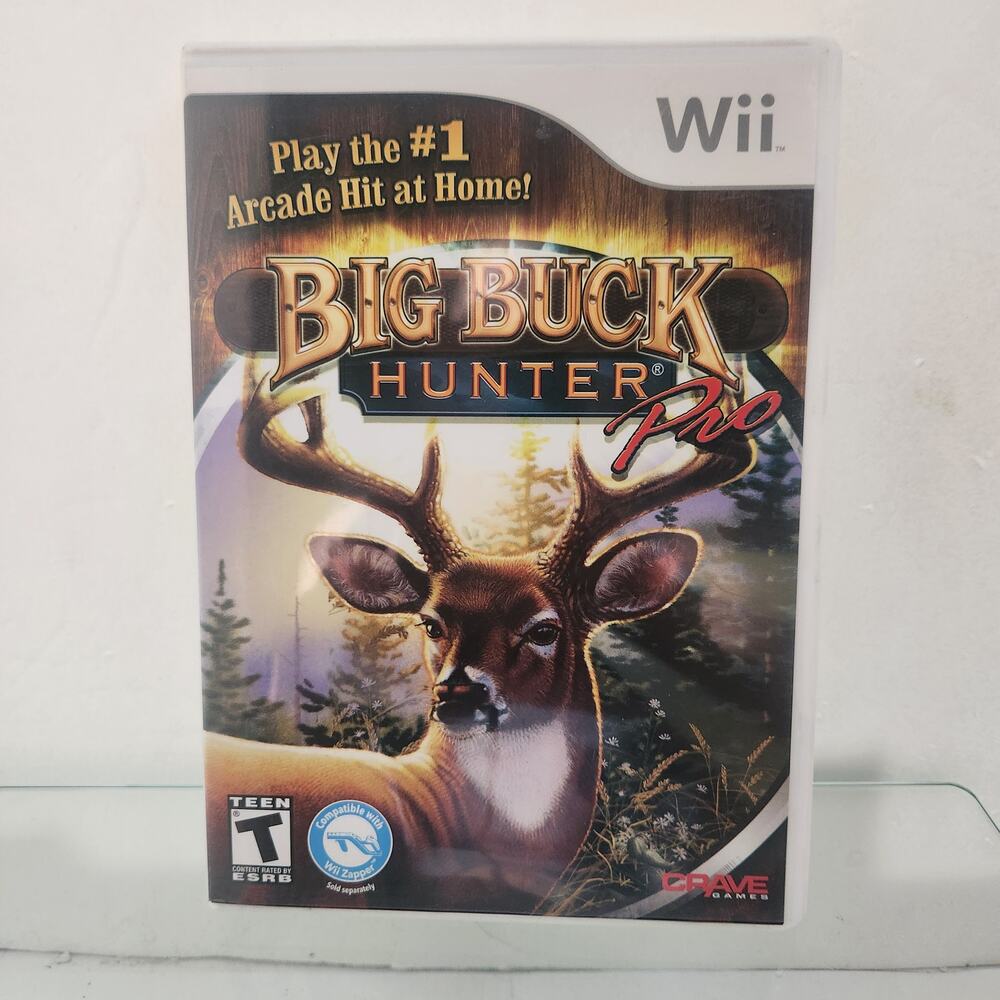 Preowned Wii 2010 Big Buck Hunter with Manuel Tested Works